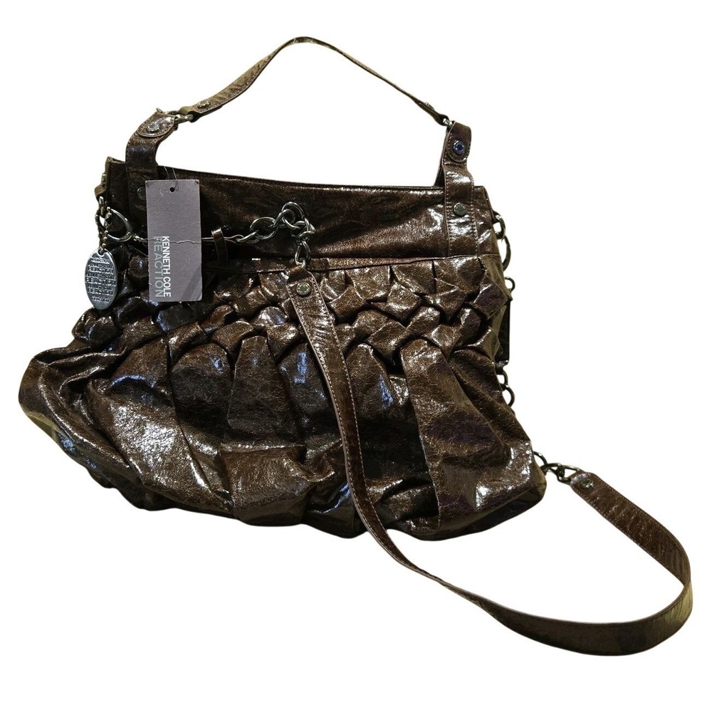 Kenneth‎ Cole Large Espresso Color NWT Hobo Style Bag Handbag Purse
